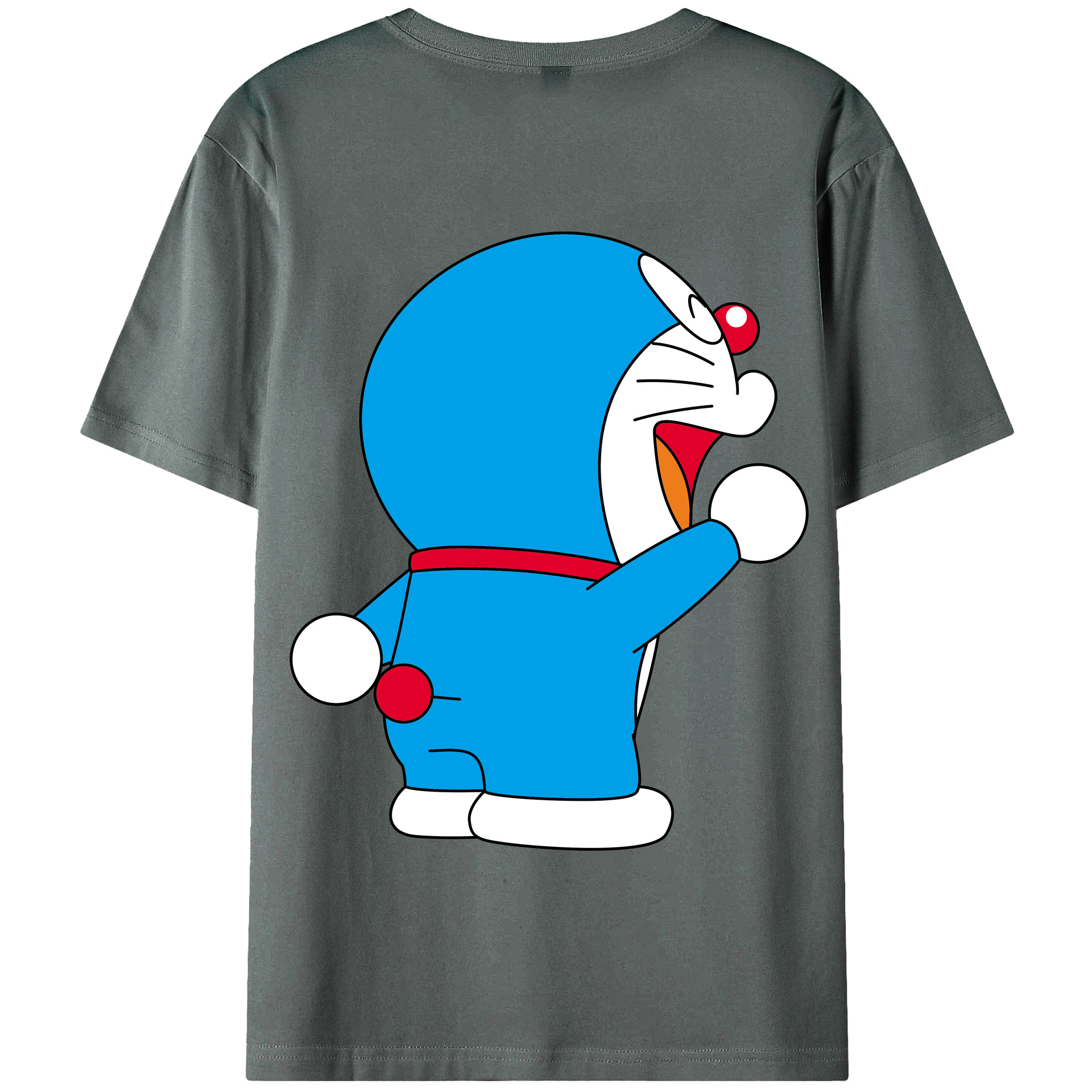 （画像用） ドラえもん Doraemon 綿100％半袖Tシャツ（背面プリント）